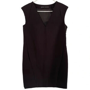 ZARA V-Neck Shift Mini Dress Size S